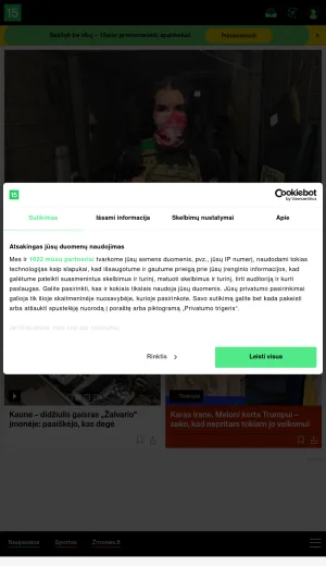 15min Lithuanian News and Current Affairs screenshot