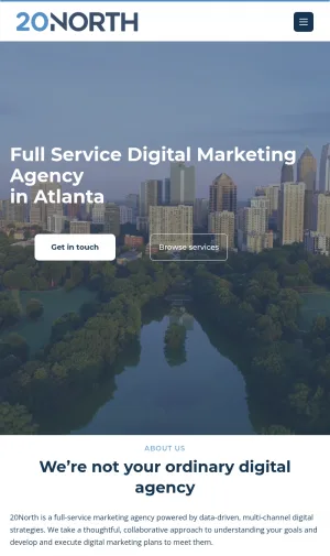 20North Marketing - Atlanta Digital Marketing Agency screenshot