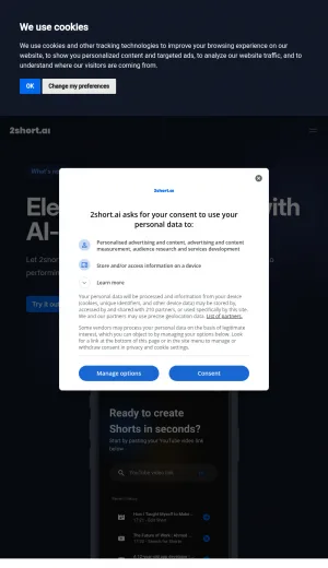 AI Video Repurposing Tool for Short-Form Social Clips screenshot