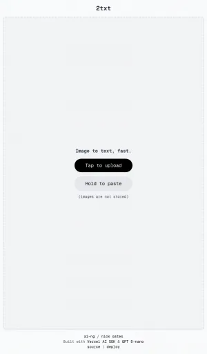 2txt Image to Text Converter screenshot