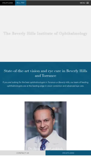 Beverly Hills Institute of Ophthalmology screenshot