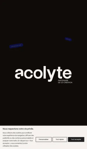 Acolyte Marketing and Communications Agency screenshot