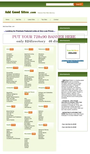 Add Good Sites Web Directory screenshot
