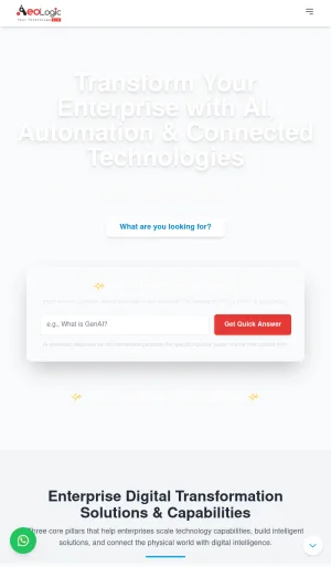 Aeologic IT Consulting and Digital Transformation Services screenshot