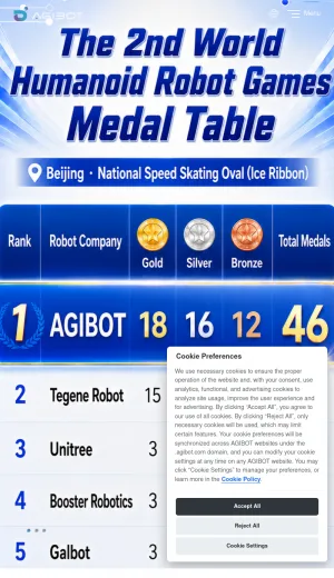 AgiBot Innovation Humanoid and Embodied AI Robotics screenshot