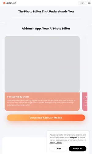 Airbrush AI Photo and Video Editor screenshot