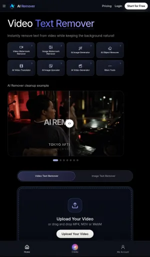 AI Video Text and Watermark Remover screenshot