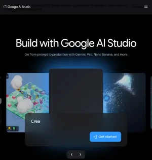 Google AI Studio for Gemini App Development screenshot