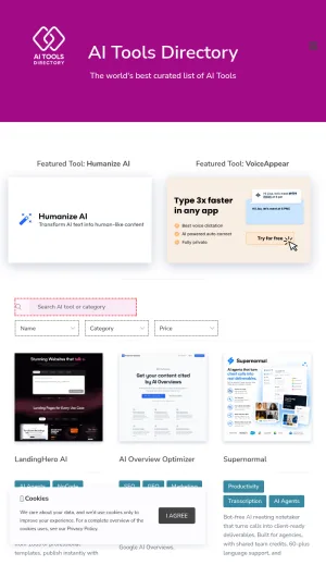 AI Tools Directory screenshot