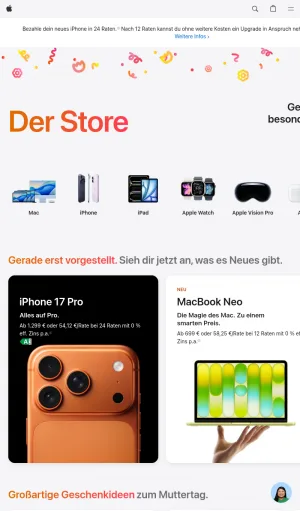Apple Store Online - Apple (DE) screenshot