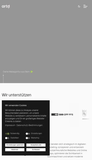 Artd Webdesign and Digital Marketing Agency screenshot