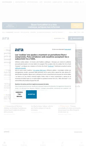 ARA Catalan News and Current Affairs screenshot