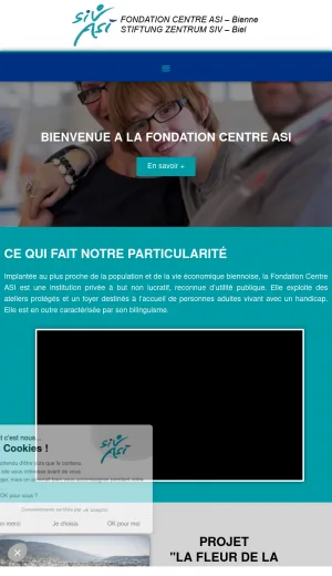 Fondation Centre ASI for Disability Support and Work Integration screenshot