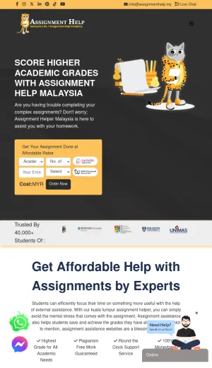 Malaysia Assignment Writing and Homework Help Service screenshot