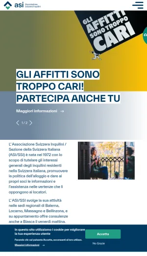 Swiss Tenants Association Ticino Tenant Rights Support screenshot