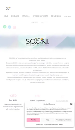 Italian Gay Naturist Social Association screenshot