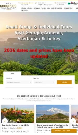 Best of Caucasus Holidays and Small Group Tours screenshot