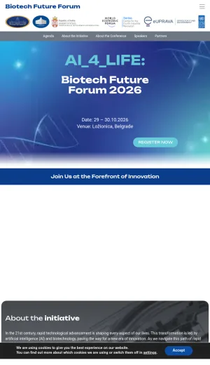 Biotech Future Forum: AI and Biotechnology in Healthcare screenshot