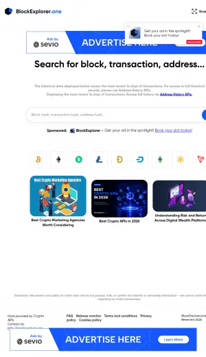 BlockExplorer Blockchain Search and Multi-Chain Wallet screenshot
