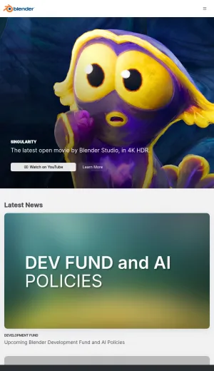 Blender 3D Creation Suite screenshot