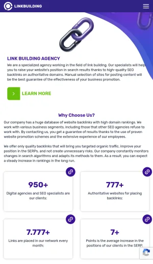 BootyBoost SEO Link Building and Backlink Agency screenshot