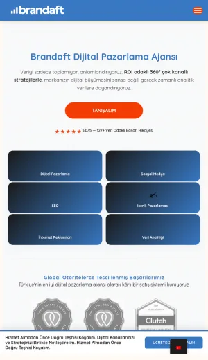 Brandaft Digital Marketing Agency in Istanbul screenshot
