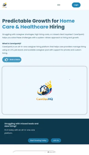 CareOpsHQ screenshot