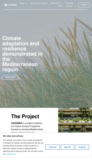 CARDIMED: Mediterranean Climate Resilience and Nature-Based Solutions screenshot