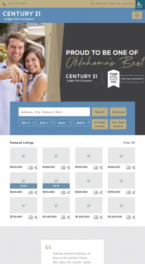 CENTURY 21 Judge Fite Company Real Estate screenshot