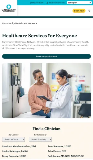 Affordable Community Health Services in New York City screenshot
