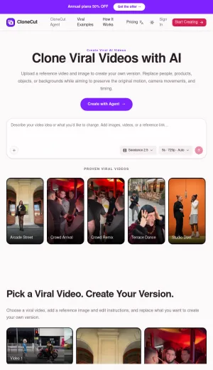 AI Video Editing for Viral Video Element Replacement screenshot
