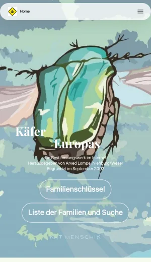 European Beetle Taxonomy and Identification Keys screenshot