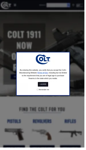 Colt's Manufacturing Company LLC screenshot