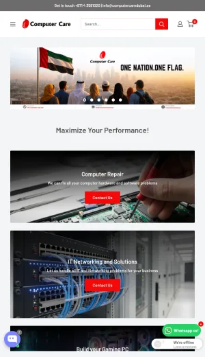 Computer Hardware Store and IT Support in Dubai screenshot