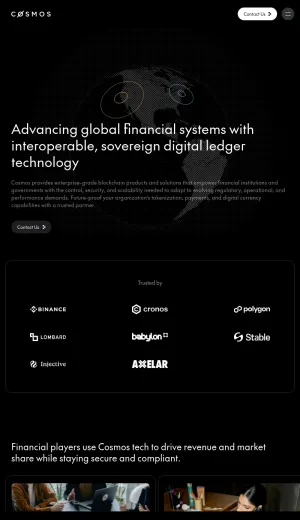 Cosmos Blockchain for Institutions and Interoperable Apps screenshot