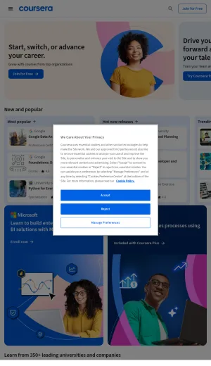 Coursera Online Courses and Professional Certificates screenshot
