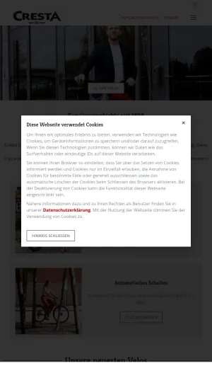 Cresta Swiss Bikes screenshot