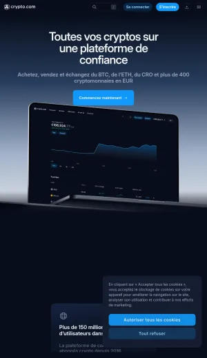 France Cryptocurrency Trading and Wallet Platform screenshot