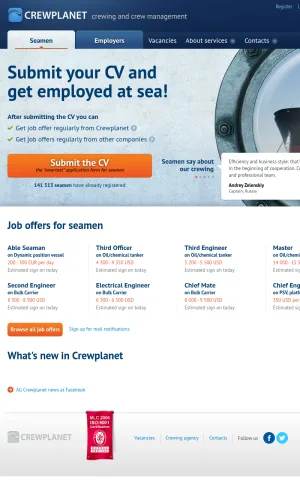 Crewplanet Maritime Jobs and Crewing Services screenshot