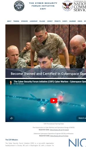 Cyber Security Forum Initiative screenshot
