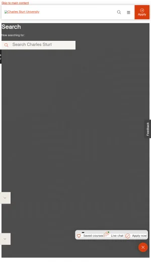 Charles Sturt University screenshot