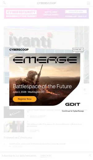 Cybersecurity News and Public Sector Cyber Policy screenshot
