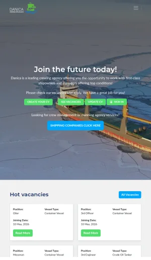 Danica Crewing Services screenshot