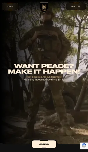 1st Separate Assault Regiment Recruitment and Service Information screenshot