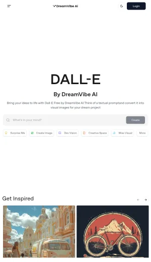 Dall-E Free AI Image Generator screenshot