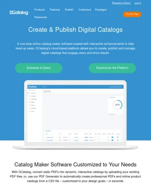 DCatalog Digital Catalog Creation and Publishing Software screenshot