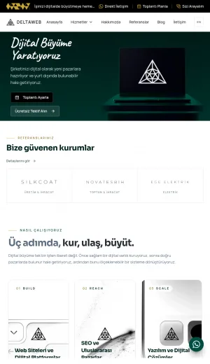 DeltaWeb Digital Growth Agency for Multilingual Websites screenshot