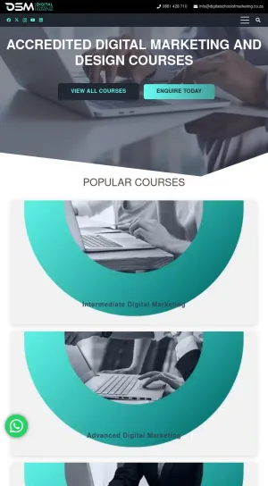 Digital School of Marketing screenshot