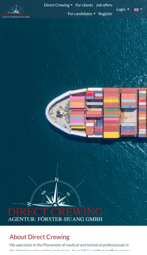 Direct Crewing Maritime Recruitment and Crew Management screenshot