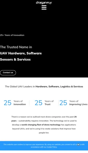 Draganfly UAV and Drone Hardware and Software screenshot